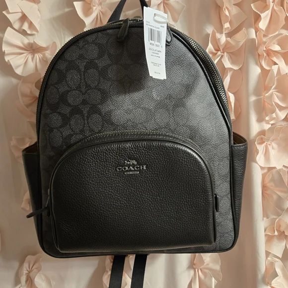 Coach | Bags | Authentic Bnwtcoach Court Black And Gray  display picture 1
